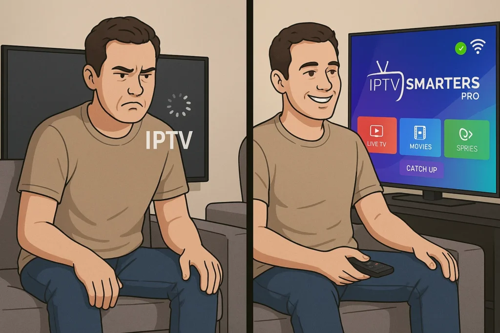 iptv smarters pro hängt ständig